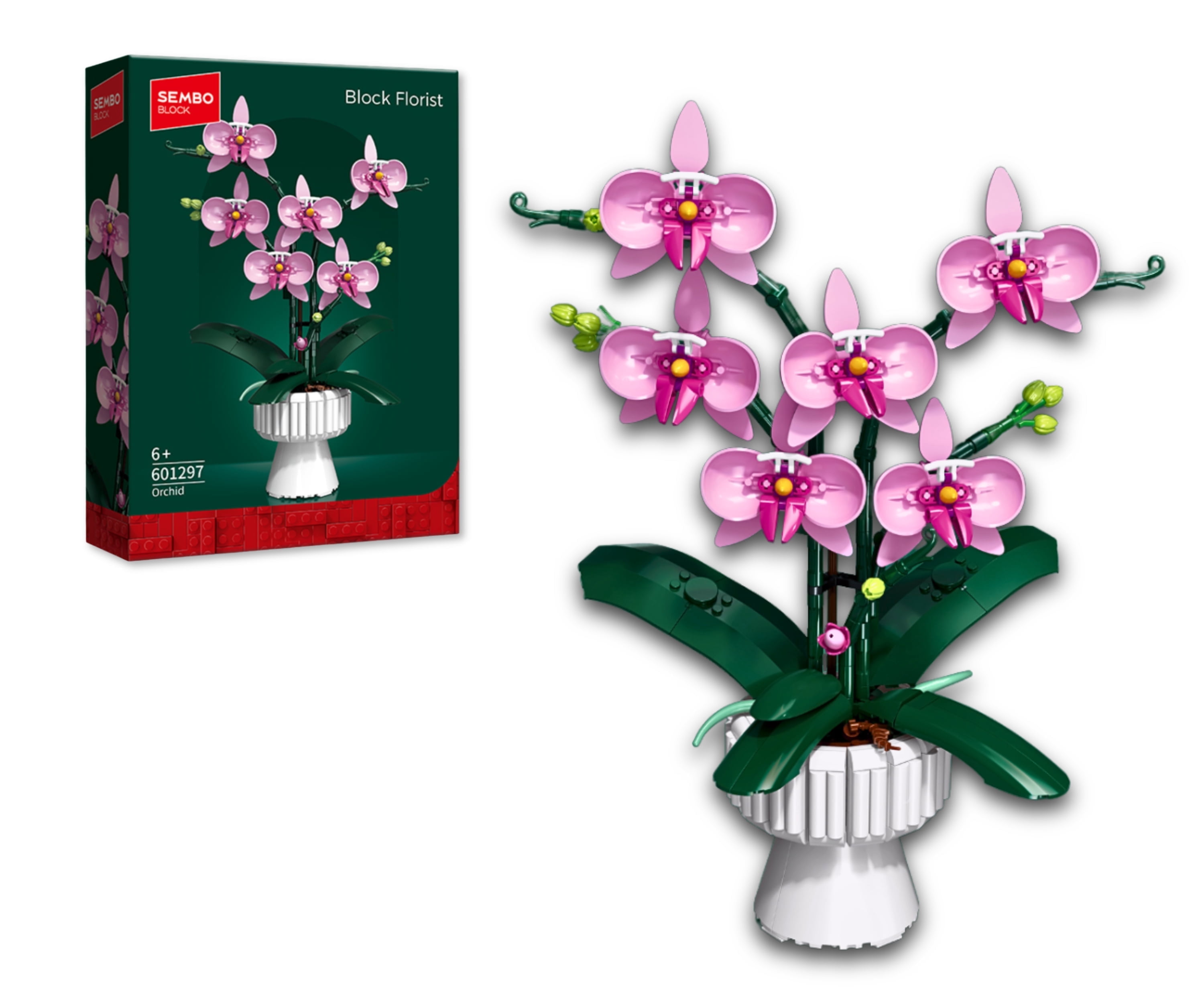 Wizardi Brick Potted Flower - Gesang Flower Rosaceae Building