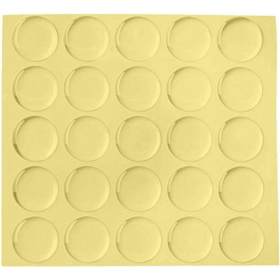 Clear Epoxy Stickers - 1-Inch Seal Stickers for Pendants, Bottle Caps - 100 PCS