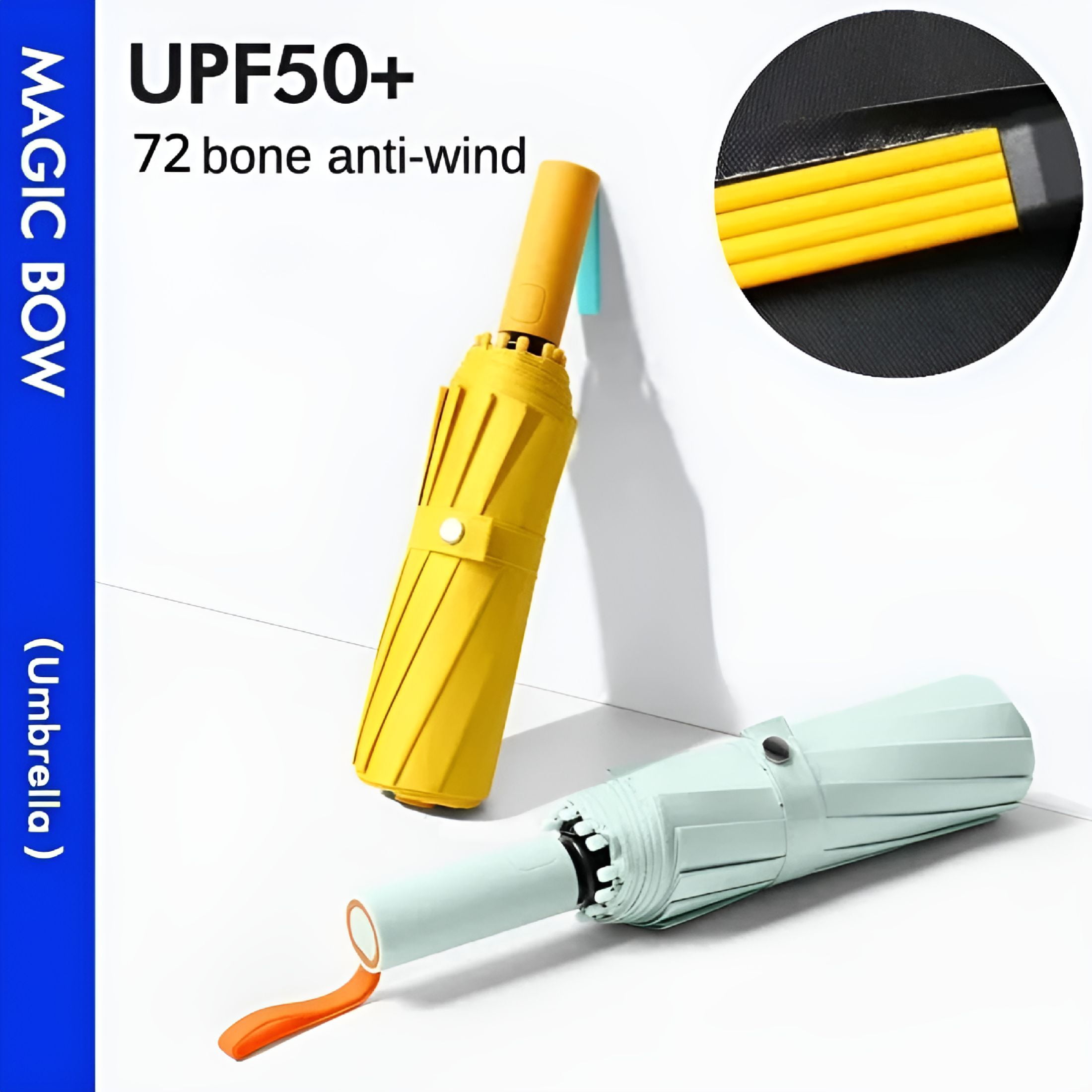GASTROPOD 2026 New Super Strong Windproof Automatic Folding Men Umbrella,72/80 Bone Reinforced,Large Rainproof Sun Uv Protection Umbrellas Women,Large Umbrellas for Rain Heavy Duty