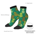 thumbnail image 6 of Pofeuu Pineapples1 Print 30cm Socks, Adult Running Hiking Socks for Youth and Adult, 6 of 7