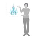 thumbnail image 2 of Large Antique Design Vinyl Chandelier Wall Decal Art, 2 of 4