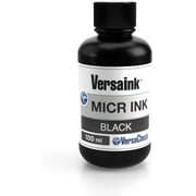VersaInk-Nano Black MICR Ink -100ml  Magnetic Ink for Check Printers and All-in-One Inkjets, MICR Black
