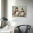 thumbnail image 3 of Nawypu Vintage Christmas Wall Art Home Decor Santa Claus Snowman Poster Canvas Print Christmas Tree Pictures Winter Wall Decor for Living Room Bathroom Wall Aesthetic Gift, 3 of 4