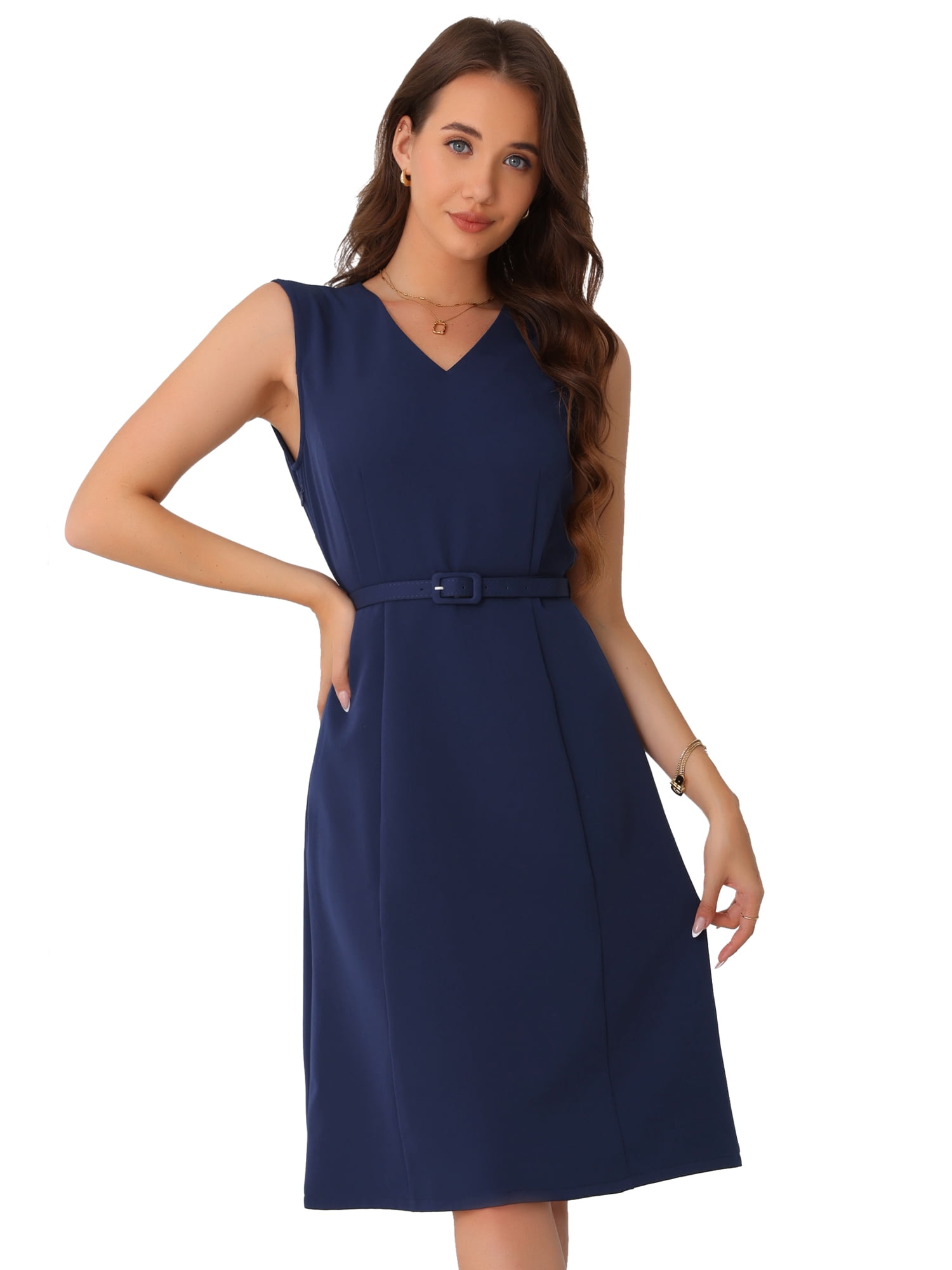 Hobemty Women's Floral Chiffon Dress - Half Sleeve, Tie Waist, Button Down Flare Dress