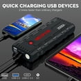 thumbnail image 3 of Arrancador de Auto Bateria NEXPOW 2000A, 12 V, Cargador de Batería para Auto, Caja de Arranque de Litio con Luz LED y Carga Rápida USB 3.0, 3 of 7