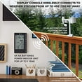 thumbnail image 4 of Logia 5-in-1 Indoor/Outdoor Remote Monitoring System Weather Station W/ Pc Connect, 4 of 7