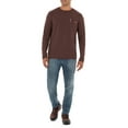 thumbnail image 2 of Wrangler Men's Long Sleeve Dual Face Comfort Thermal Pocket Work Tee, 2 of 5