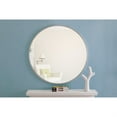 thumbnail image 3 of Metal frame Round Mirror 36 inch Silver finish, 3 of 3