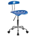 thumbnail image 1 of Scranton & Co Chaise de Bureau en Bleu et Chrome, 1 of 8