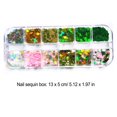 thumbnail image 4 of Soidarity Mujeres Festival Calcomanías Set Nail Glitter Flakes Accesorios de manicura Belleza Juegos de manicura Tipo 2 seitruly CE012320-02B, 4 of 6