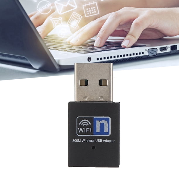 Adaptador USB, Dongle WIFI Con Diseño De Antena Dual Con Tecnología MIMO Para Portátiles