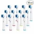 thumbnail image 1 of Electric Toothbrush Brush Heads Replacement Fit for Braun Oral B Sensitive Clean-12 Pcs, 1 of 6