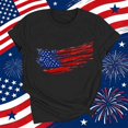 thumbnail image 6 of Busydd Womens Tops Independence Day T Shirts for Women Casual Short Sleeve Round Neck Summer Tops American Flag Print Patriotic Tshirts Stylish Comfortable Cotton Graphic Tees XL, 6 of 6