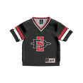 thumbnail image 2 of Toddler GameDay Greats #1 Black San Diego State Aztecs Lightweight Collegiate Football Fashion Jersey, 2 of 4
