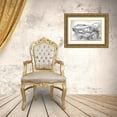 thumbnail image 3 of Harper, Ethan 14x11 Gold Ornate Wood Framed with Double Matting Museum Art Print Titled - Sports Car Study II, 3 of 4