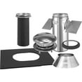 thumbnail image 2 of Selkirk 208621 Black Stainless Steel Type A Vent Stove Pipe Ceiling Support Kit, 2 of 2