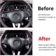 thumbnail image 3 of Extensión de volante de aluminio (plateado) para Mercedes Clase A/Clase C/Clase E/CLS/CLA/GLC/GLK/GLE, 3 of 5