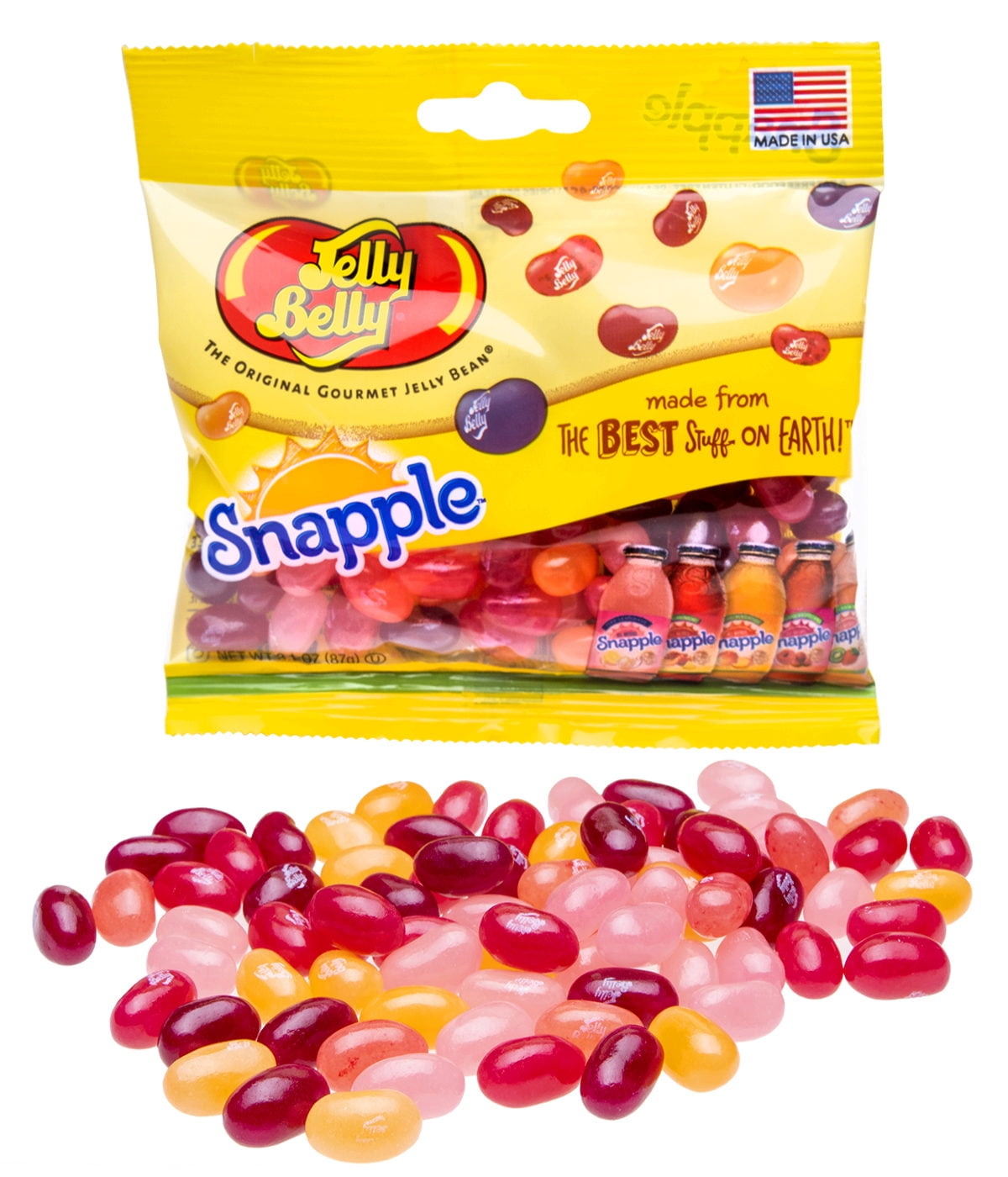 Snapple Jelly Beans Jelly Belly jelly beans flavored like the delicious