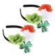 thumbnail image 3 of Rose Headband Clover Hair Hoops for Festival 2Pcs Hair Accessories, 3 of 3