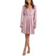 thumbnail image 1 of VISgogo Vestido casual para mujer, estampado de leopardo, manga larga, cuello en V, cintura elástica, vestido corto de vendaje VISgogo moda, 1 of 9