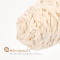 thumbnail image 4 of SHISUYAN 4pcs Hand Knitting Wool DIY Scarf Material Hat Weaving Thread Material, 4 of 8