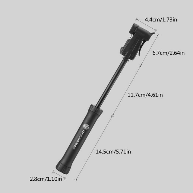 JJKBVCLO Outil de Vélo Gonfleur de Basket Portable Mini Outil de Poussée à Main
