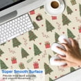 thumbnail image 2 of 47.3x23.6 Inch Gaming Mouse Pad, Non-Slip Stitched Rubber Desk Mat for Desktop & Laptop,Christmas Tree Gift Beige Pattern, 2 of 6