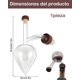 thumbnail image 2 of Decantador De Vino, Aireador De Vino De Vidrio Borosilicato, Decantador Elegante Para Cenas Y Eventos Especiales, Ideal Para Regalo, 2 of 4