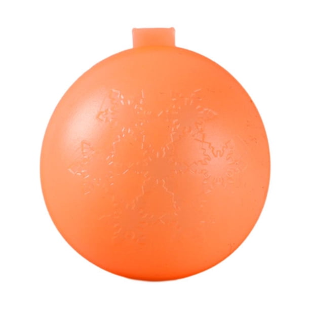 Globos de agua recargables Bola de salpicaduras de agua de silicona Juguetes de piscina reutilizables (naranja)