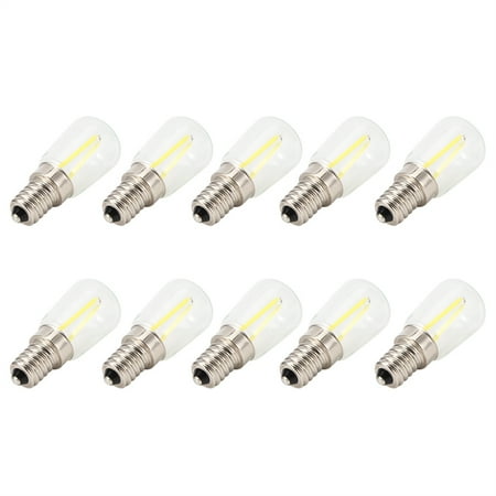 

E14 LED Light Bulb 10PCS 1.5W AC 110V Mini Dimmable Heat Dissipation Light Bulb For Chandelier Ceiling Lamp Ceiling Fan Lamp Cabinet Lamp Wall Lamp Table Lamp