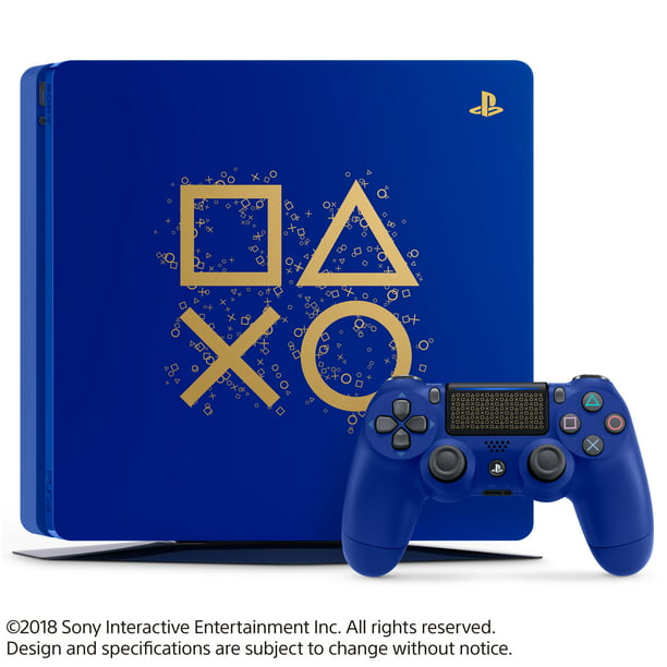 Sony Playstation 4 1tb Slim Days Of Play Limited Edition Blue