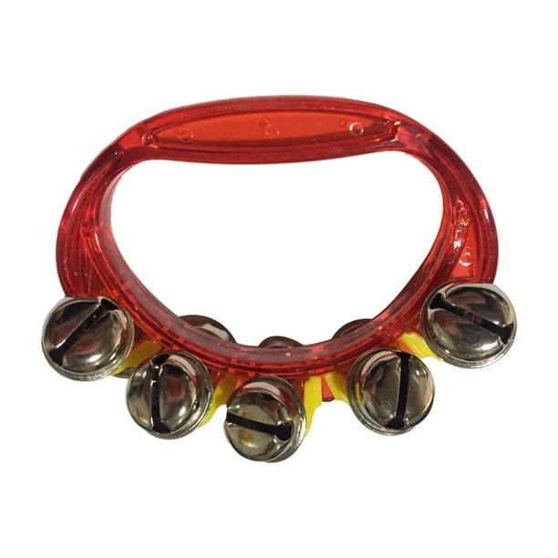 Mini Campana de mano de pandereta Sunnimix Juguetes de instrumentos musicales de pandereta