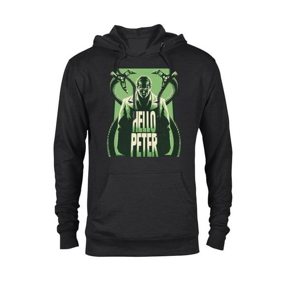 Marvel Spider-Man: No Way Home Doc Ock Tentacles Hello Peter - Pullover Hoodie for Adults - Customized-Black