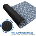 thumbnail image 6 of Long Mouse Pads for Desk,Blue Geometric Striped Pattern Desk Mats on Top Of Desks, Desk Mouse Pad Extra Large with 3mm Non-Slip Base and Stitched Edge for Gaming,Office,Work,Home 31.5"x15.7", 6 of 6