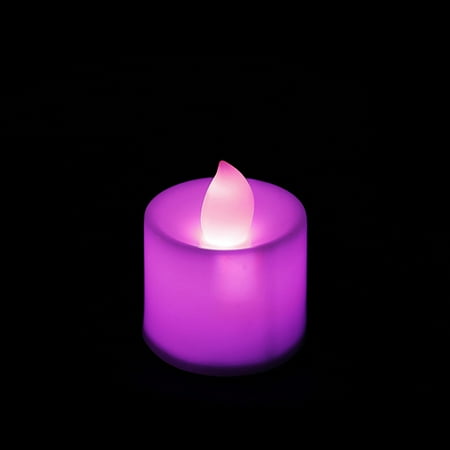 

New Year Candles LED Lights Battery Powered Reusable Night Lamp for Wedding Birthday Party Anniversary Decor Pink Red