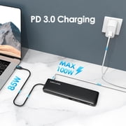 WAVLINK USB C Docking Station,Triple Display Type C Adapter for MacBook Pro,Dell XPS 13/15,HP,Lenovo Yoga(HDMI,DisplayPort,VGA,Ethernet,2 USB 3.0/2.0,SD/TF Card Reader,3.5mm Audio,100W PD3.0)