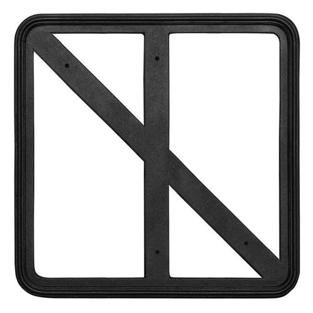 QualArc SQRE-18X18 18 x 18 in. Square Frame - Black