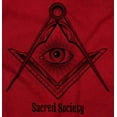 thumbnail image 2 of Illuminati Compass Secret Society Men's Graphic T Shirt Tees Brisco Brands S, 2 of 6