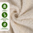 thumbnail image 5 of Superior Rayon from Bamboo Soft Modern Bath Towel Set of 3 , Ivory, 5 of 13