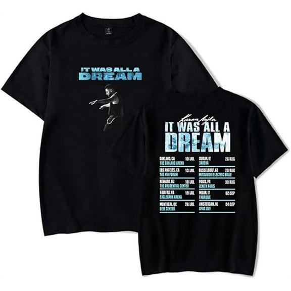Karan Aujla It Was All A Dream World Tour T-Shirt Men/Women Streetwear T-Shirt Shirt Short Sleeve