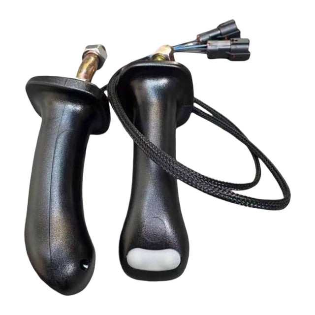 Bunblic Poignée de Joystick d'Excavatrice Matériel Ergonomique Remplace Réparation Poignée de Contrôle Robuste Levier de Contrôle