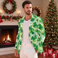 thumbnail image 2 of Uorisanigo Men's Casual Blazer Regular Fit Long Sleeve Casual Blazer Jacket Soft Sports Jacket Knit Suit Jackets Mens St Patrick Day Outfits, St. Green Shamrock, Size S, 2 of 6