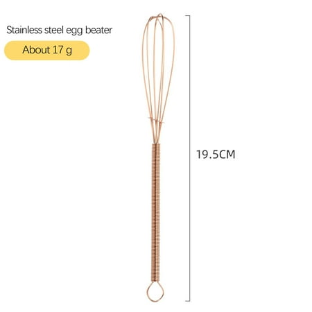 

MATHOWAL Stainless Steel Creative Small muzzle Egg Beater Manual Egg Whisk Milk Cream Butter Bakery Whisk Mixer coffee muzzle