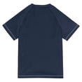 thumbnail image 6 of FORMRS Boys Rash Guard Short Sleeves Swim Shirt Quick Dry UPF 50+ Sun Protection, Sizes 3-12T, Orange Vibrant Flowers, 6 of 6