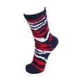 thumbnail image 3 of BambooMN Fuzzy Team Spirit Socks - Red/White/Blue - 4 Pairs, 3 of 6