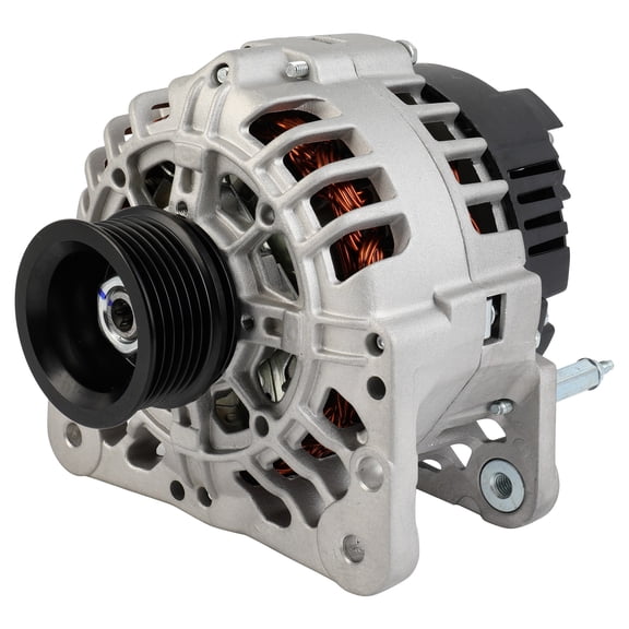 SCITOO Alternator Fits for Volkswagen for Jetta 2002-2005 L4 1.8L 2.0L, for Beetle 2002-2005 L4 1.8L, for Golf 2002-2006 L4 1.8L 2.0L 12V 90Amp CW 6 Groove Pulley SG9B013 038903024E 13946N