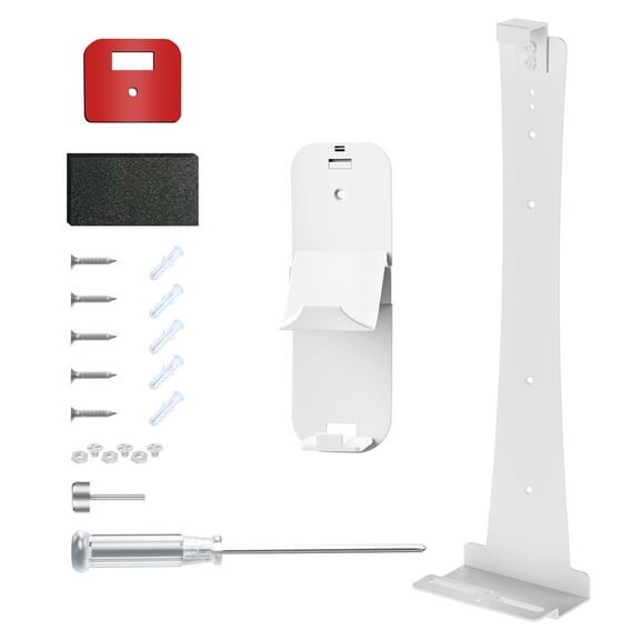 Universal Wall Mount for PS5 Pro/PS5/PS5 Slim ConsoleWall Mount Kit with Controller Holder and Headphone Hook, PS5 Accessories Storage Stand