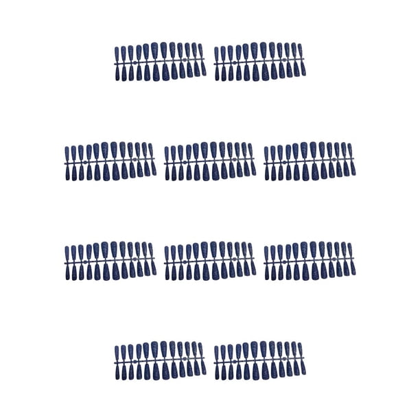 Seitruly 24 Pieces False Nails Full Cover Manicure Style Coffin Tips Decoration T-shaped Nail Long Glitter Extra for Home Salon azul oscuro 10Conjunto