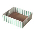 thumbnail image 3 of Serenable Cat Scratching Cardboard Cat Scratcher Box for Furniture Protector Bed Interactive Play Toy Pet Scratching Pad for Grinding Claws Green White, 3 of 10