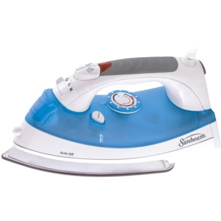 Sunbeam GCSBBV-212-00A Simple Press Iron, White & Blue